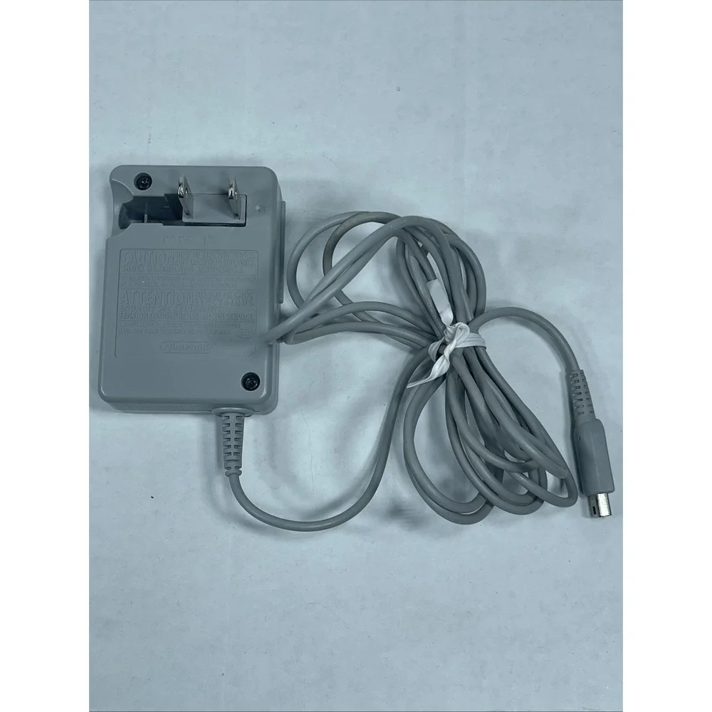 Genuine OEM Nintendo WAP-002 Wall Charger for Nintendo DS/3DS/2DS XL - Gray